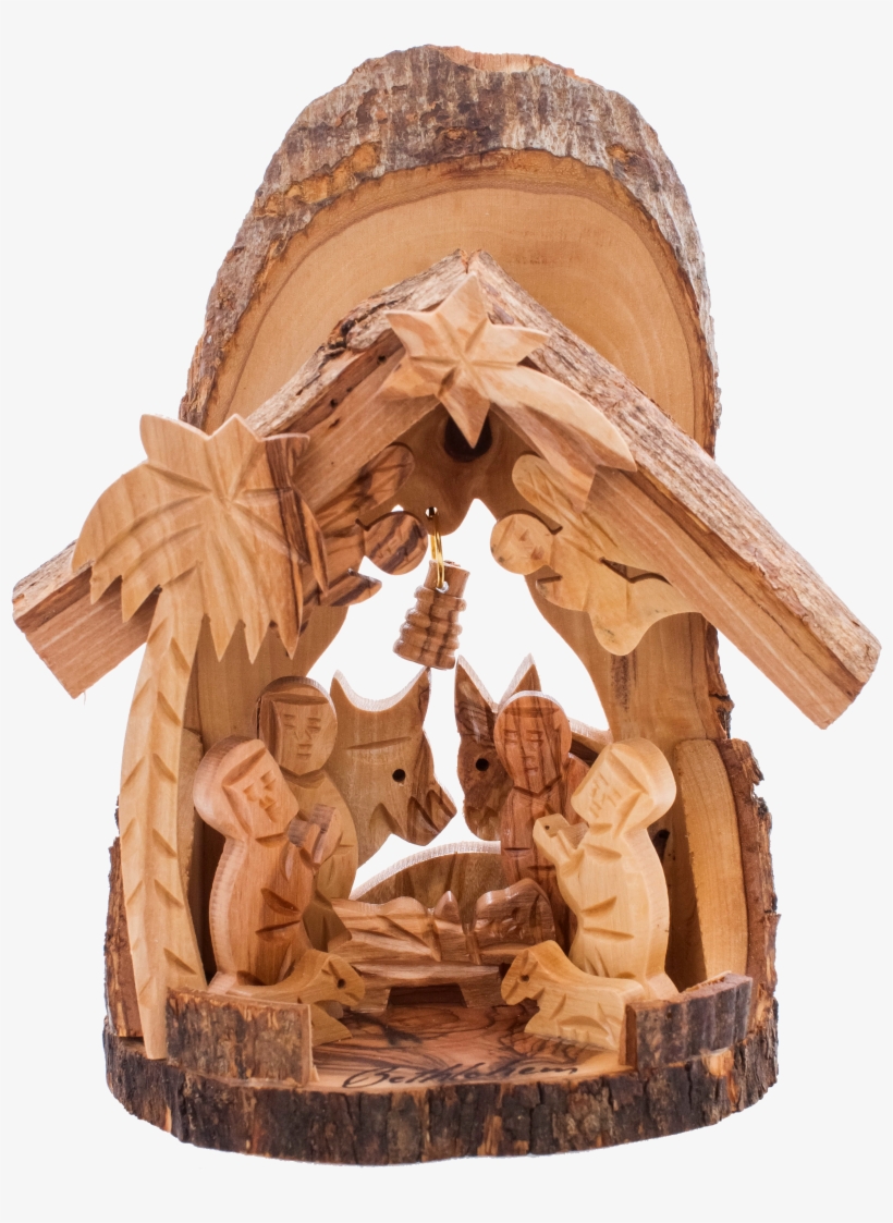 Nativity Set Quick View - My Caring Cross Olive Wood Nativity Sets, transparent png