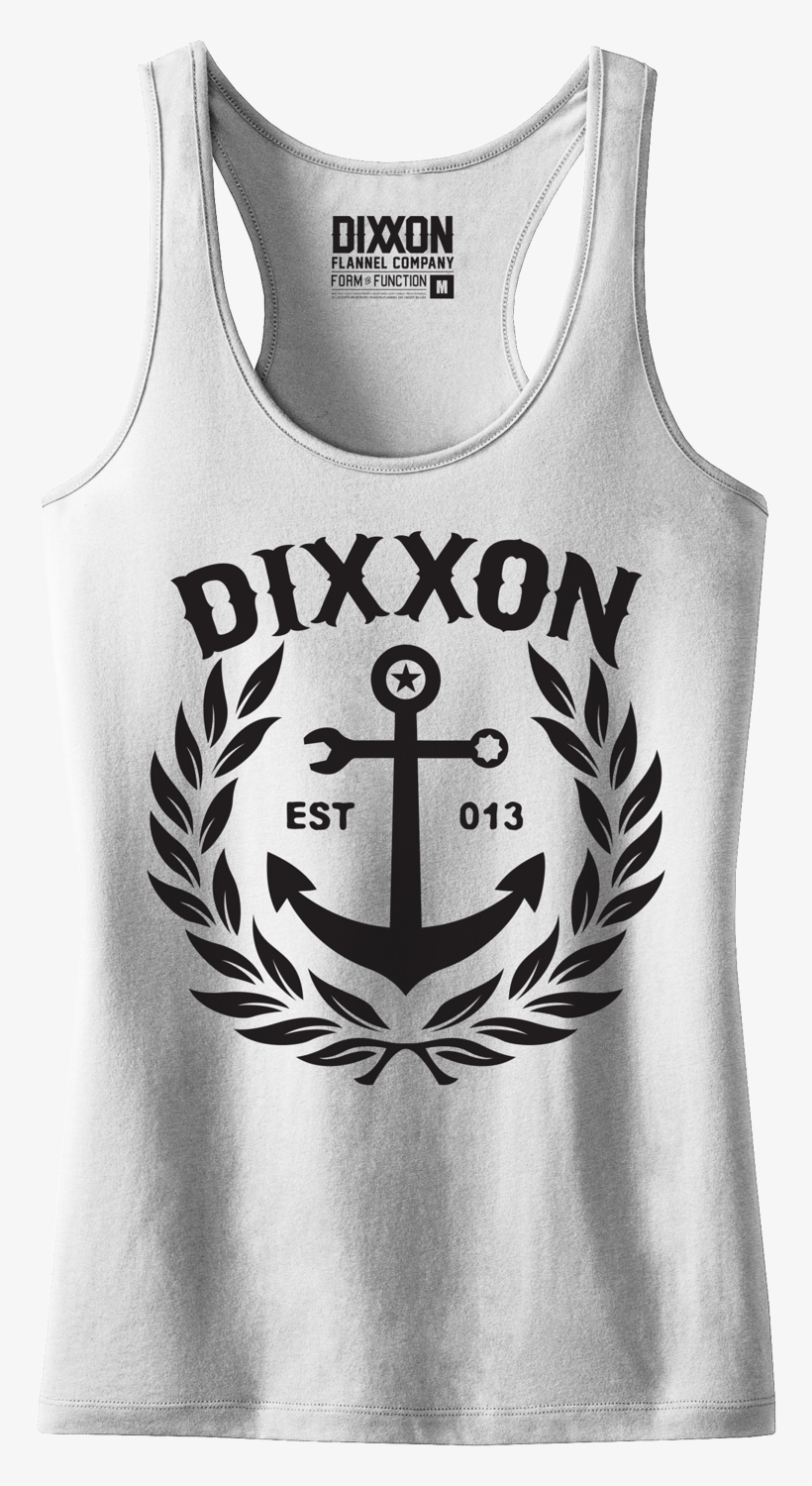 Ladies Anchor Crest Tank Xs Only - Tank/white/xs, transparent png