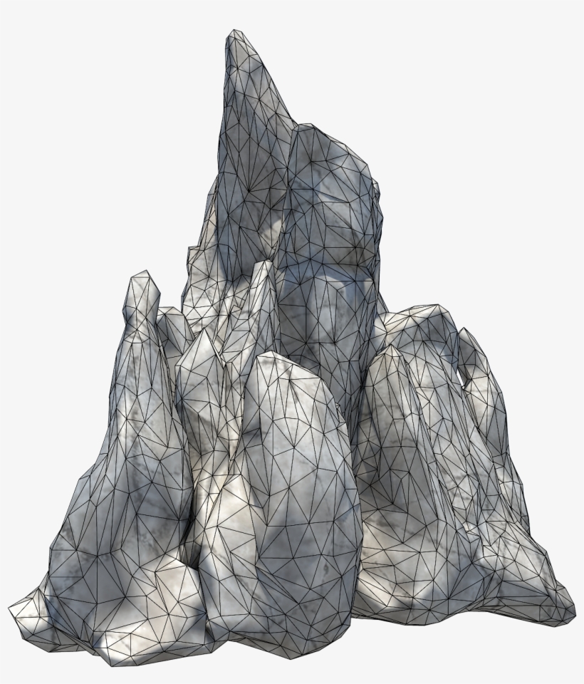 Picture Royalty Free Rock By Toxxast Docean Rockrenderloupolypng - Sales, transparent png