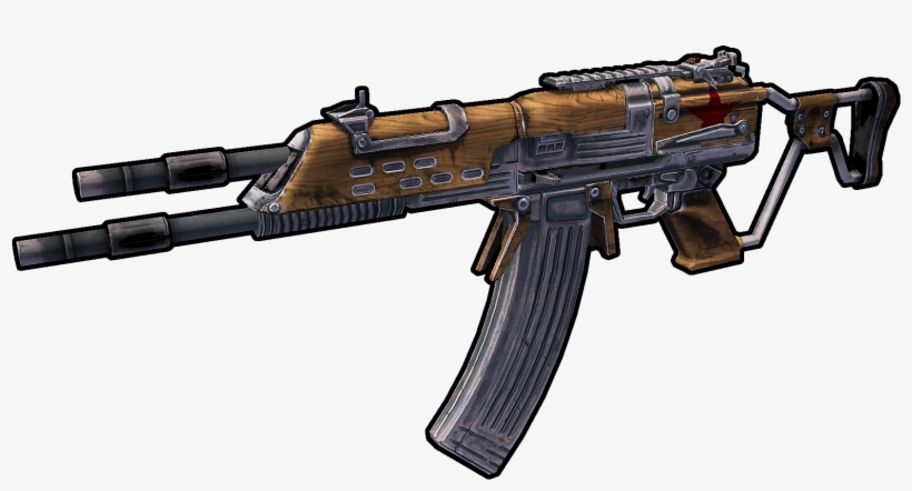 Comic Weapon - Borderlands Weapons Png, transparent png