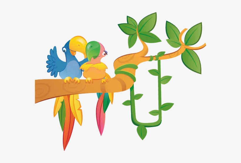 Sweet Budgies - Stickers Giungla Per Bambini, transparent png