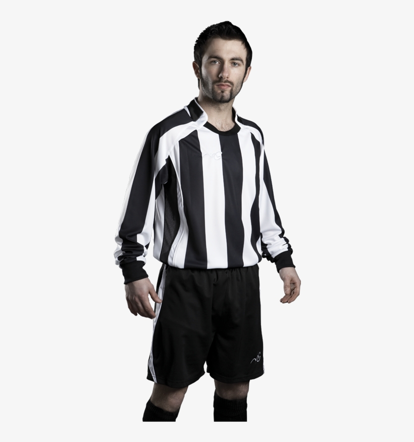 Barcelona Black/white Set - Black And White Football Kit, transparent png