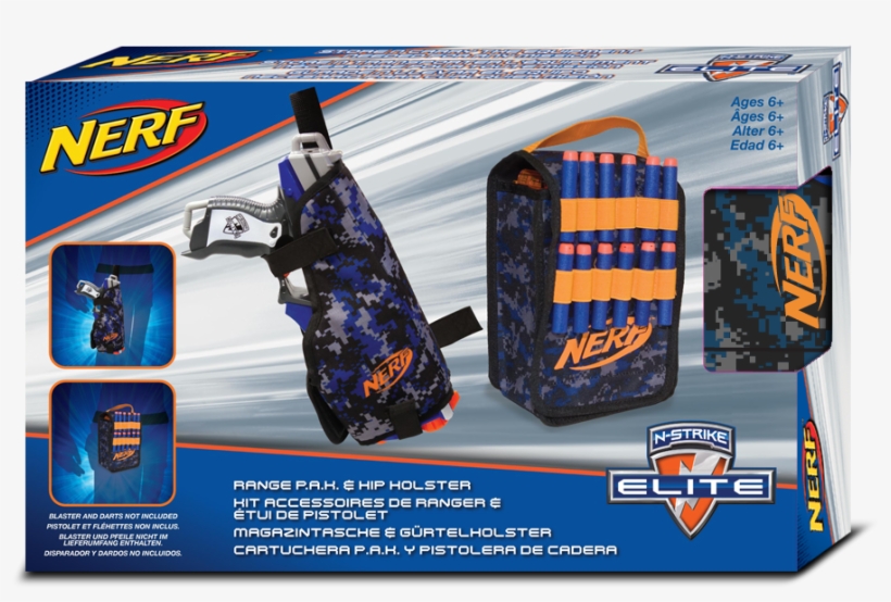 Nerf Elite Range Pak And Hip Holster - Nerf Elite Hip Holster, transparent png
