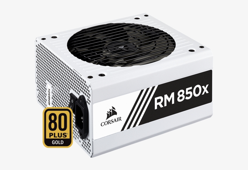 Corsair Rmx 750w Power Supply Corsair Rmx White Series - Corsair Rmx White Series Rm850x 2018, transparent png