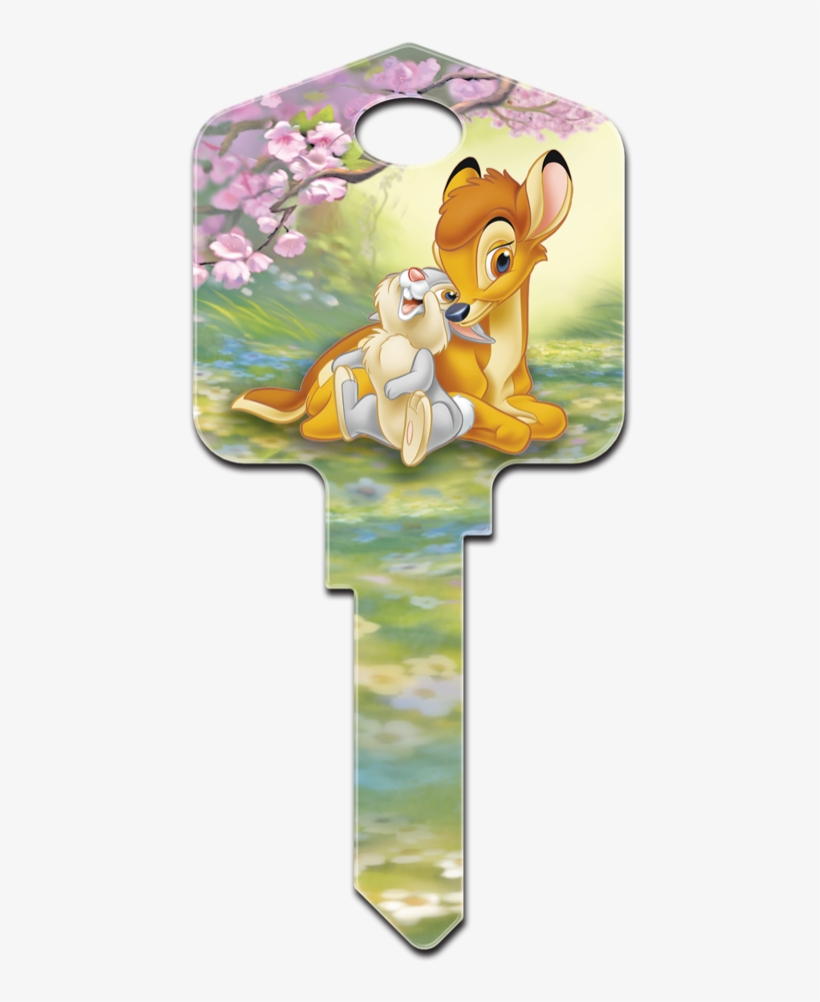 D79- Bambi & Thumper - Disney Bambi Thumper Kwikset House Key Kw-d79, transparent png