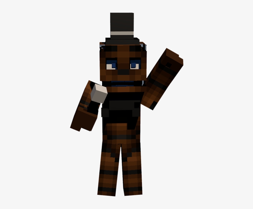 Freddy Fazbear Photo - Minecraft En 4d Png, transparent png