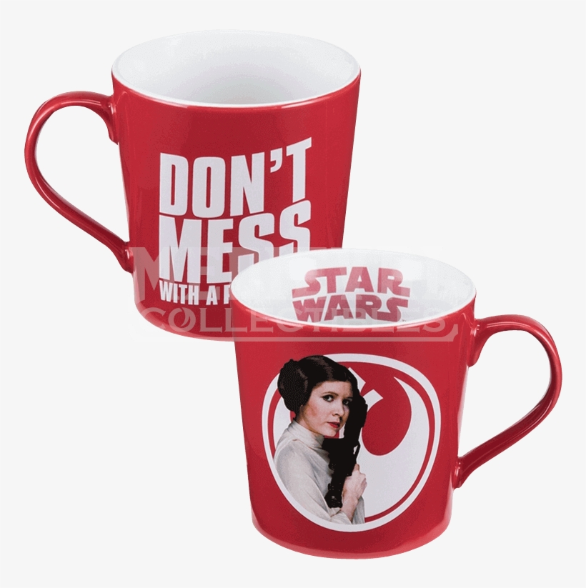 Star Wars Princess Leia Ceramic Mug - Leia Mug, transparent png