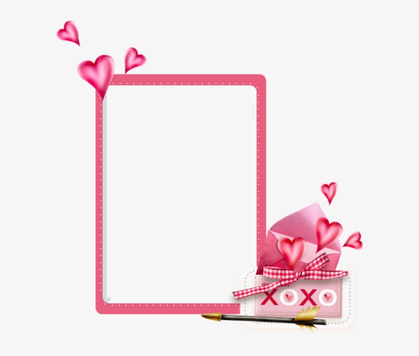 Cadre Png St Valentin, Xoxo - Portable Network Graphics, transparent png