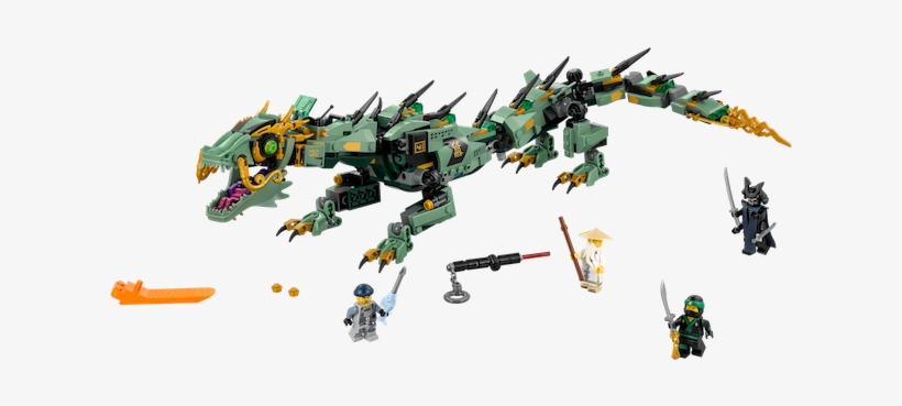 70612 Green Ninja - Lego 70612 Ninjago Movie Green Ninja Mech Dragon, transparent png