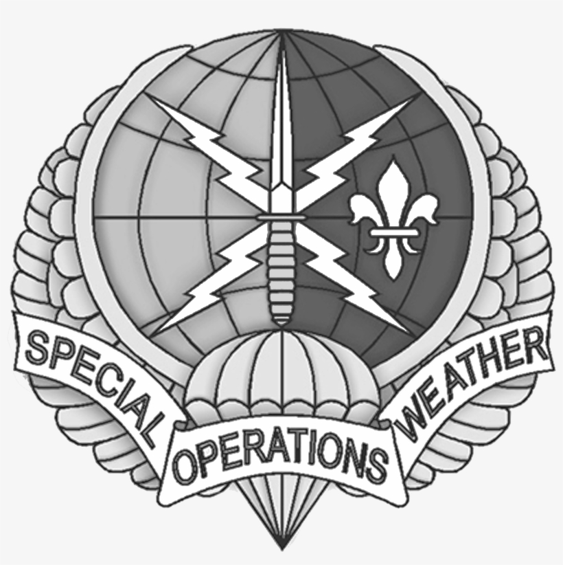 White Flash Png Picture Freeuse Library - Special Operations Weather Logo, transparent png