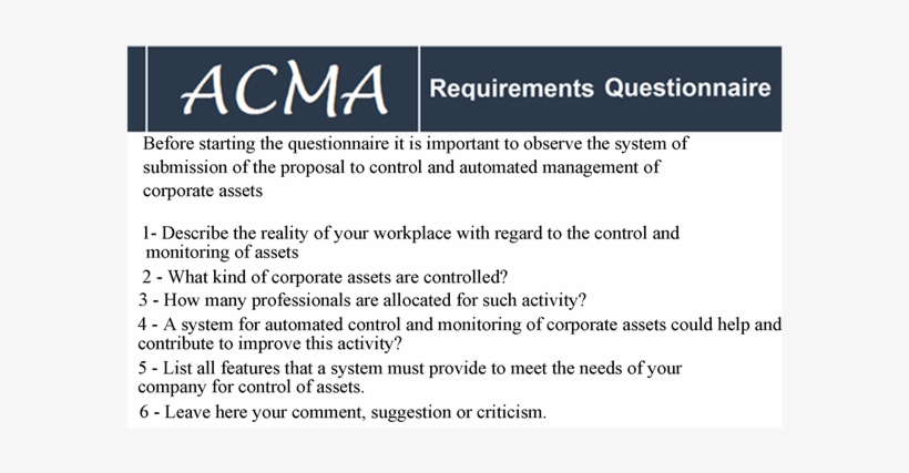 Requirements Questionnaire Applied In The Company - Beauty Astir, transparent png