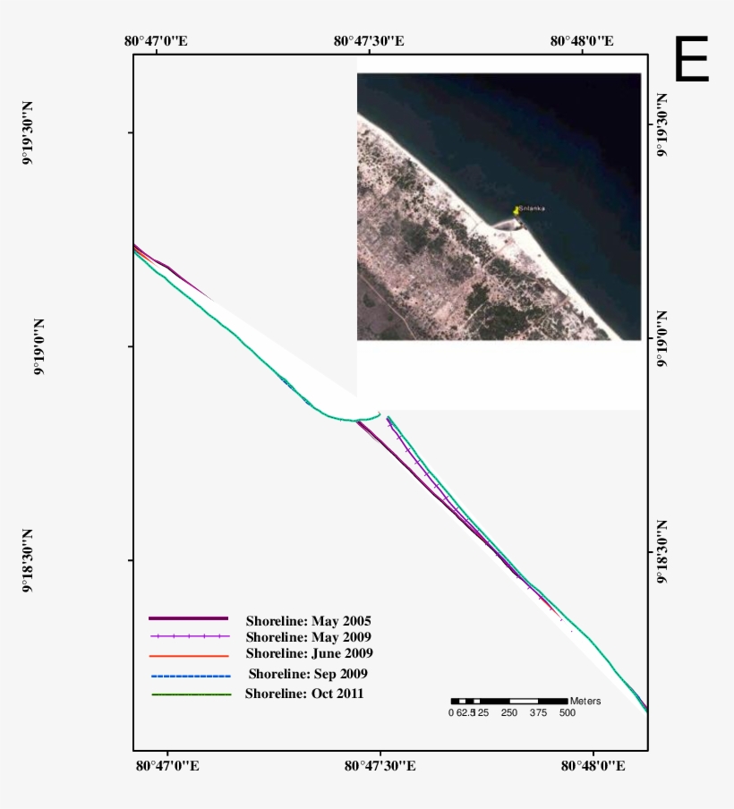 Shoreline Changes Induced By The Shipwreck At Mallaithivu, - Sri Lanka, transparent png