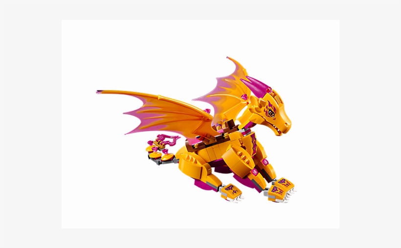 41175 Fire Dragon's Lava Cave 41175a 41175c 41175d - Lego Elves 41175 Fire Dragon's Lava Cave Building Kit, transparent png