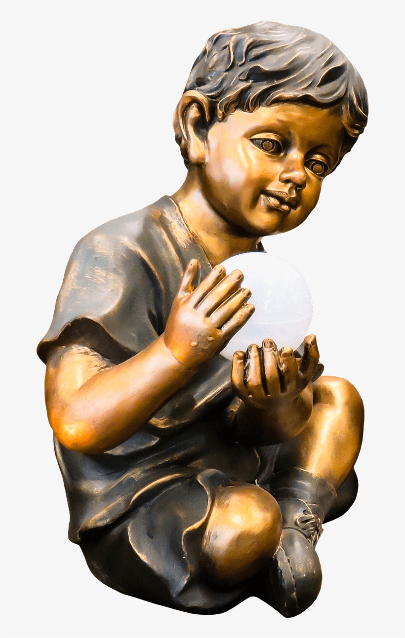 Child Figurine Lamp - Niño Estatua Png, transparent png