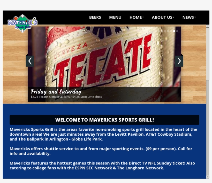 Mavericks Bar And Grill - Publication, transparent png