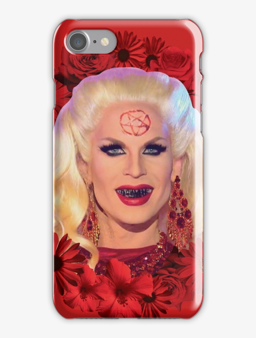 Satanic Katya Zamolodchikova With Flowers - Redbubble But Your Dad Just Calls Me Katya - Rupaul's, transparent png