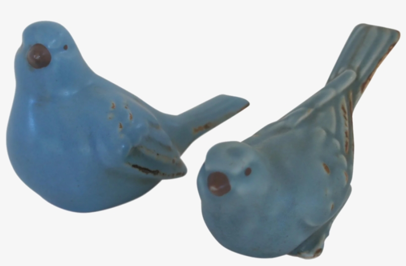 Pair Of Vintage Ceramic Birds, transparent png