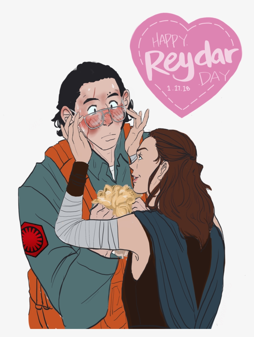 Pin By Beautiful Drawing Kitty On Reylo - Reydar, transparent png