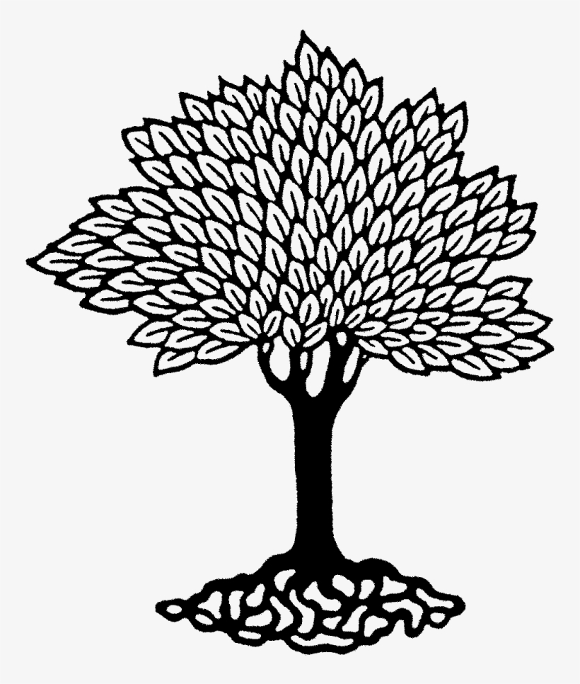Leafy Tree Rubber Stamp - Washington Education Association, transparent png