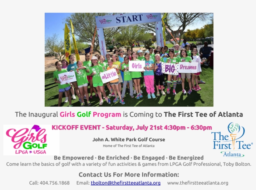 We Inspire Them For The Game Of Life Too - First Tee, transparent png