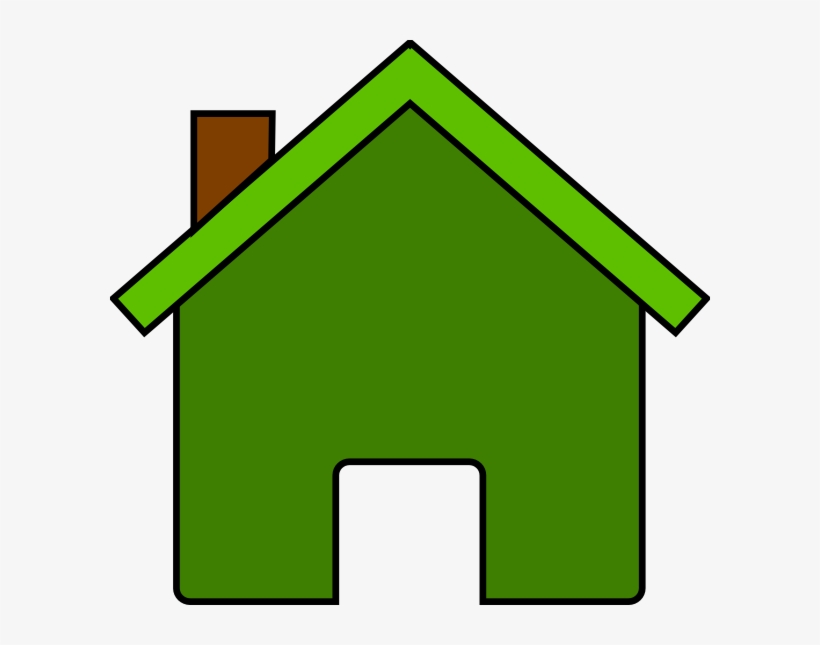 Green House Clip Art - House Clipart, transparent png