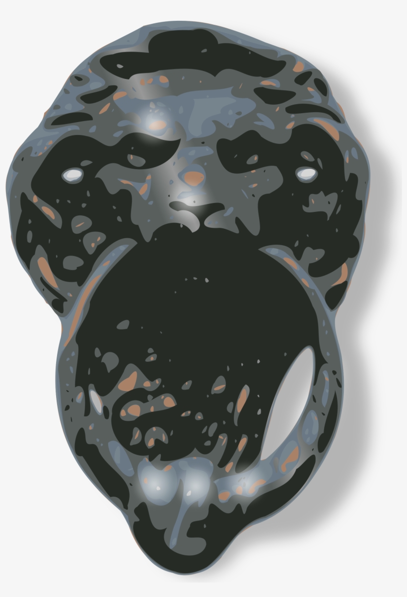 Lion-face Door Knocker Clipart Png, transparent png