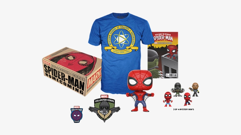 Collector Corps Spider-man Homecoming Talle S - Marvel Collector Corps Spider Man Homecoming, transparent png