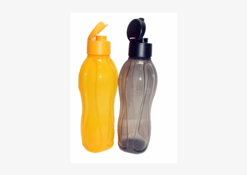 Yellow Tupperware Bottle On Hand, transparent png