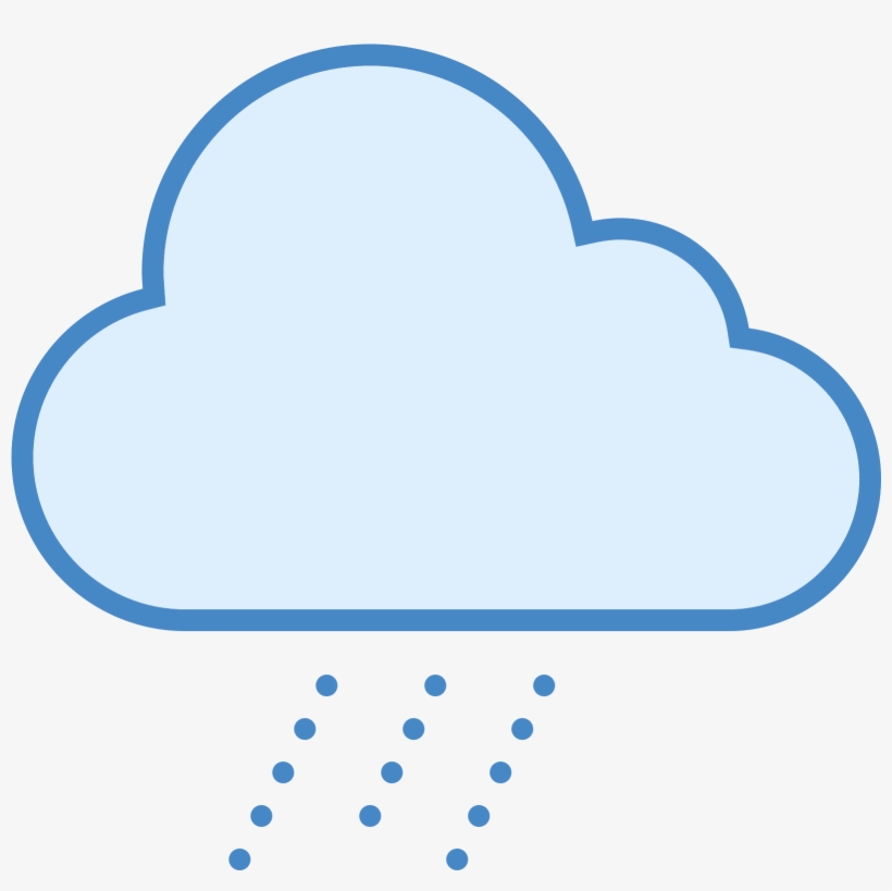 This Icon Is Showing Weather That Is Moderate Rain - Icon, transparent png