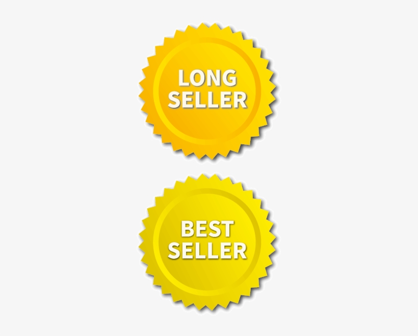 Longseller - Bestseller - Ad Banner, transparent png