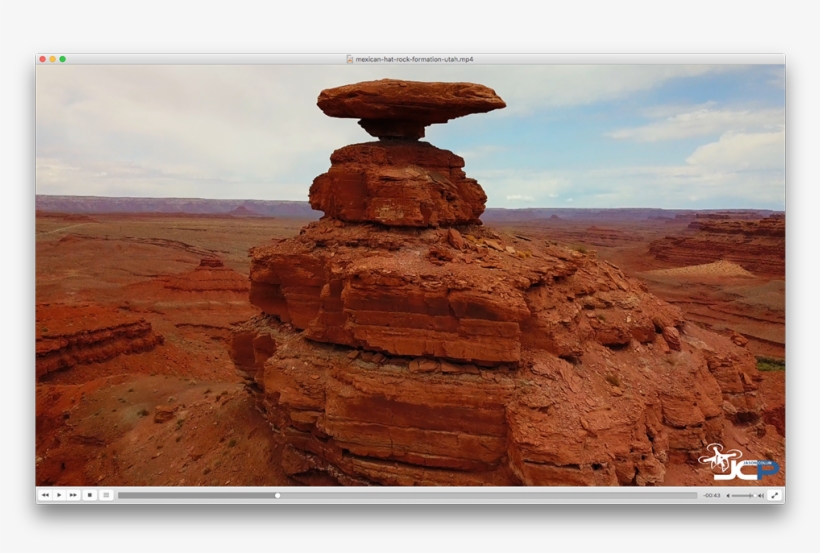 Mexican Hat Teetering Rock Formation In Utah Drone, transparent png