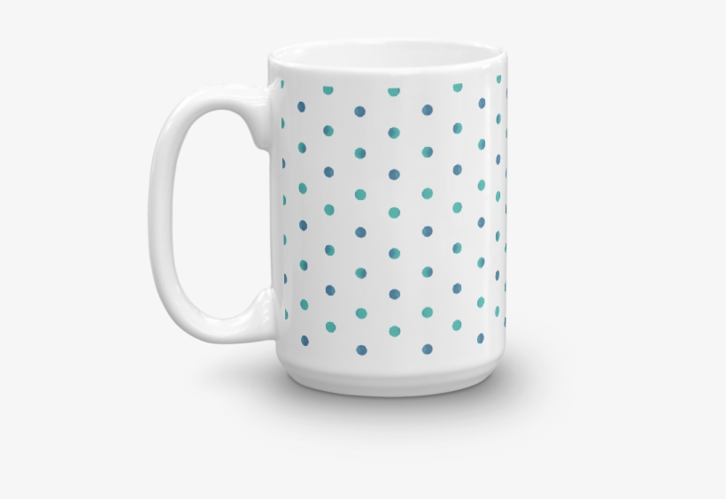 Watercolor Polka Dot Mug - Super Sayian Coffee Vegeta Mug, transparent png