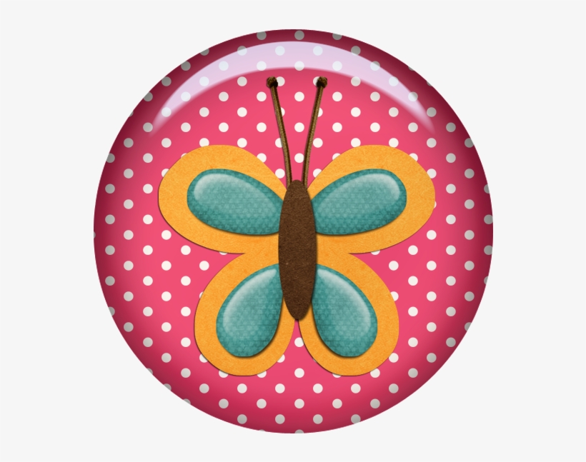 Clipart Butterfly Polka Dot - Clip Art, transparent png