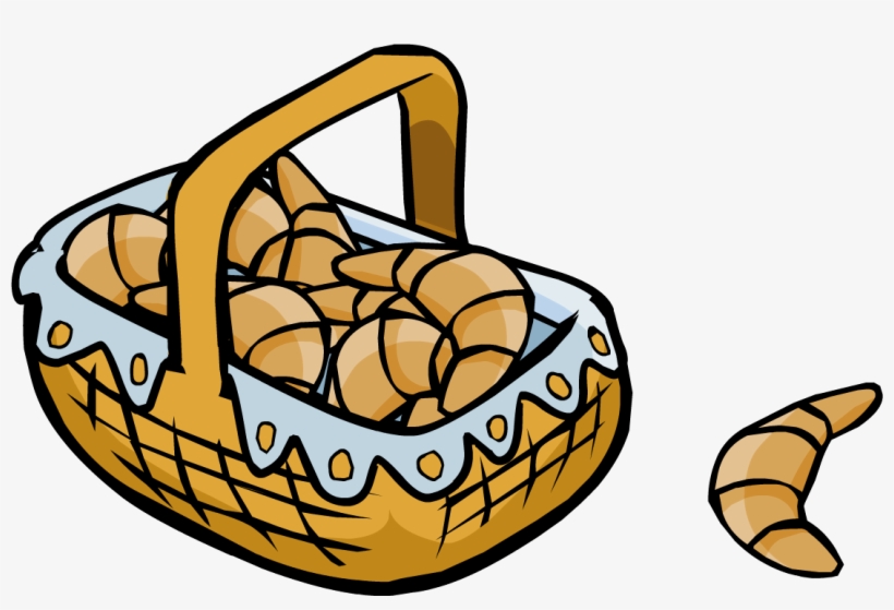 Fairy Fables Croissant Basket - Club Penguin Basket, transparent png