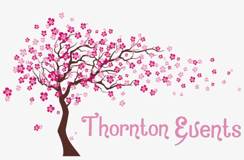 Cherry Blossom Tree Mural, transparent png