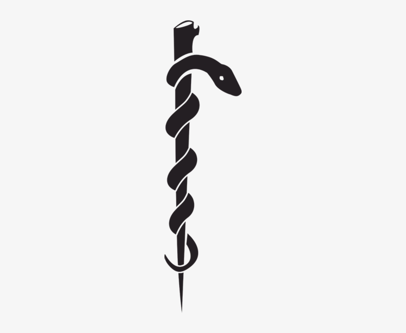 Snake Medical Symbol Images - Rod Of Asclepius Vs Caduceus Of Hermes, transparent png