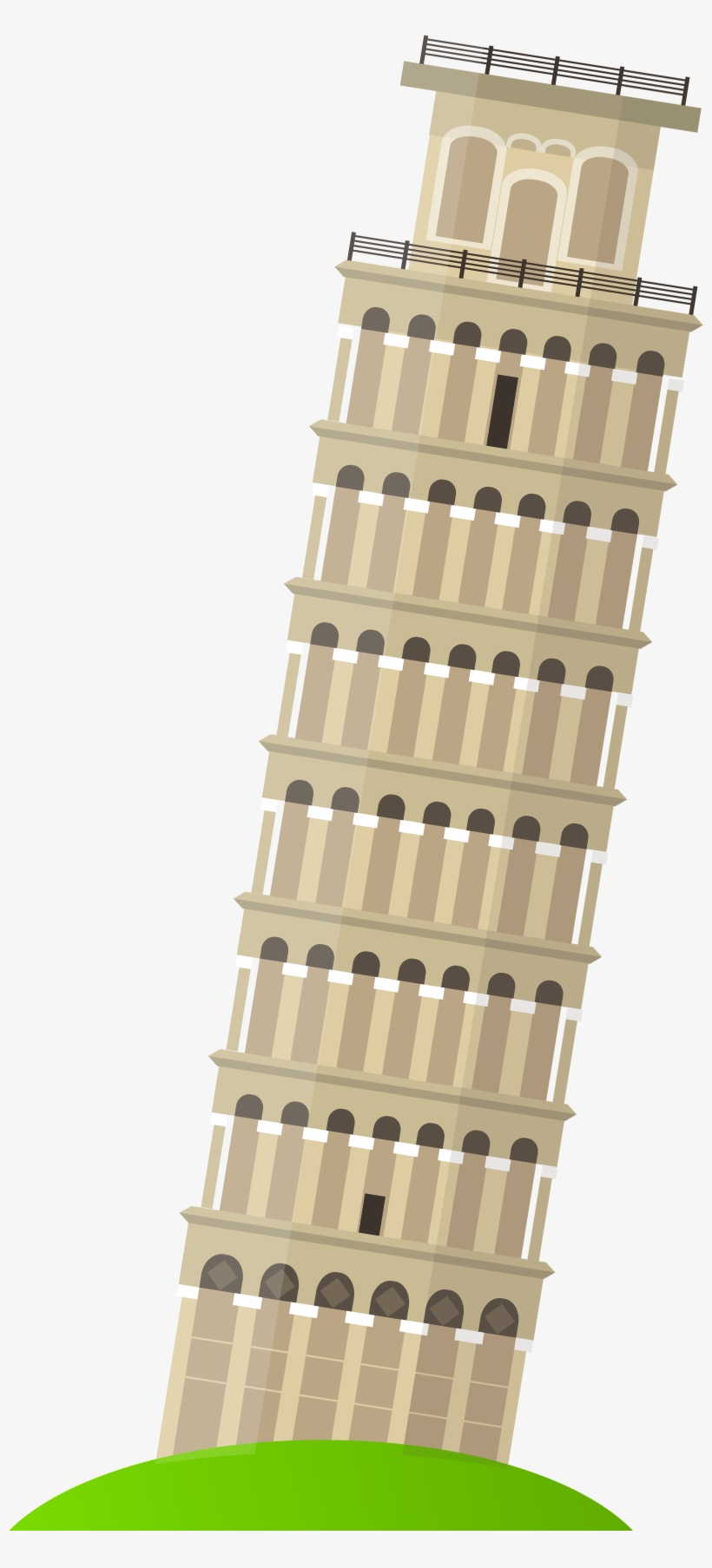 Leaning Tower Of Pisa Png Clip Art - Leaning Tower Of Pisa Png, transparent png