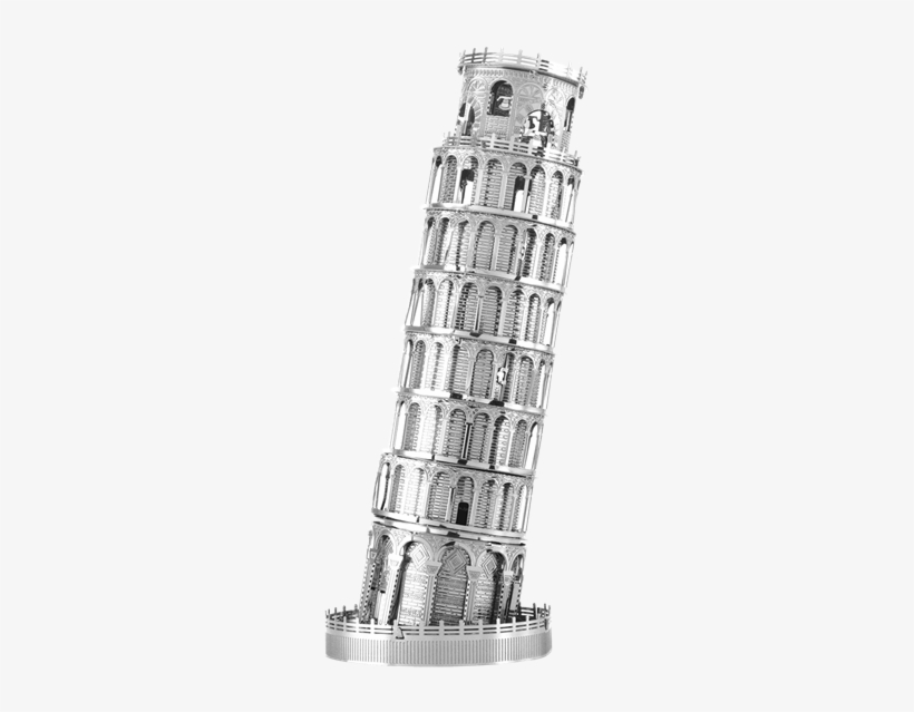 Metal Earth Iconx Leaning Tower Of Pisa - Pisa Tower Metal Model, transparent png