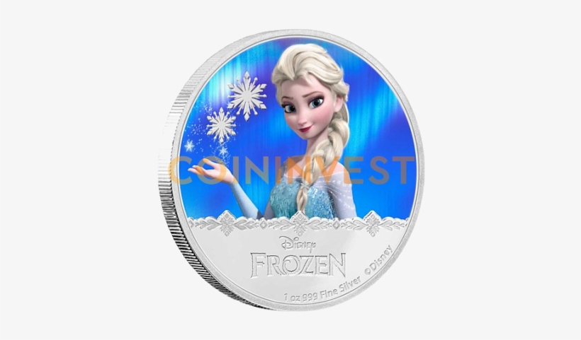 1 Oz Disney Frozen Elsa™ - Elsa Frozen Silver Coin, transparent png