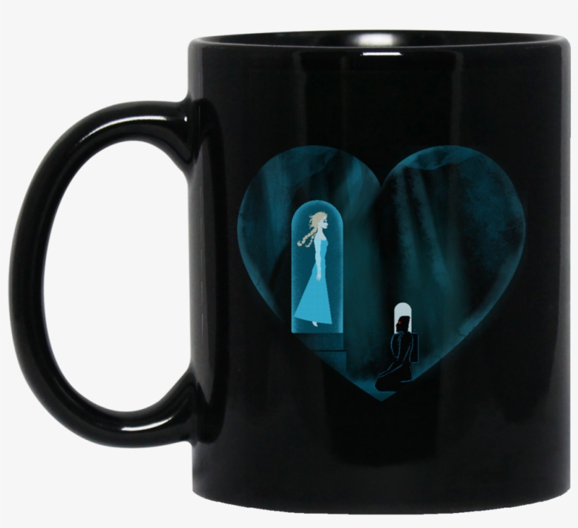 Frozen Elsa Mug Heart Of Ice Coffee Mug Tea Mug - Mug, transparent png