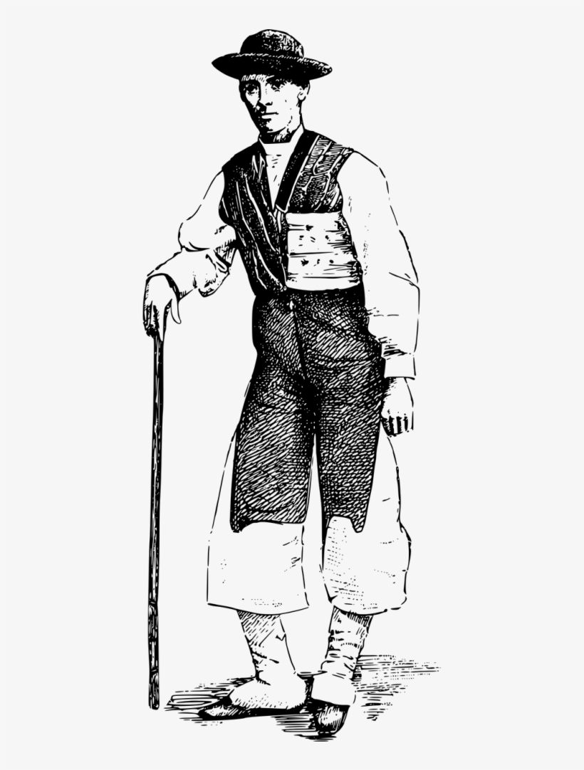 Vector Graphics - Homem Seculo 19 Png, transparent png