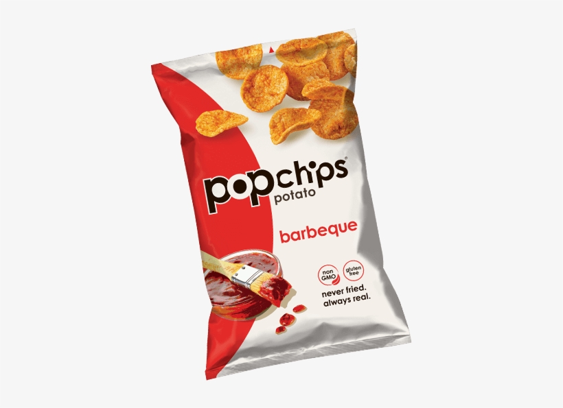 Why Popped Hero 5oz - Popchips Barbeque Popped Potato Chips - 3.5 Oz., transparent png