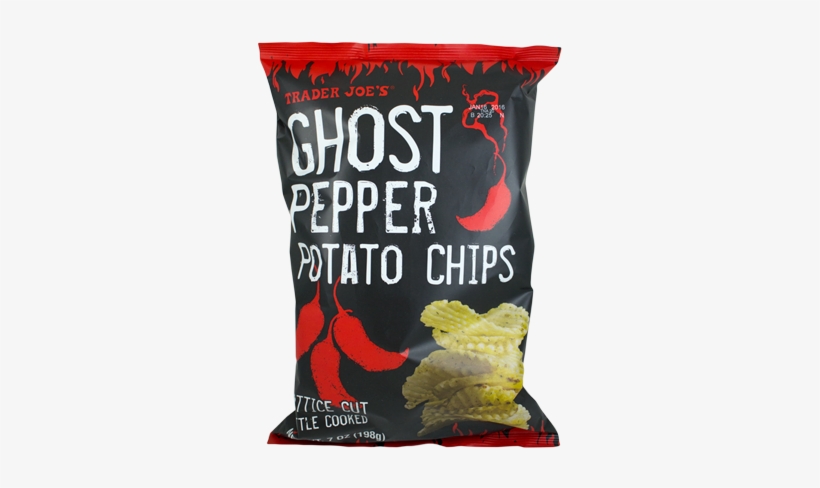 Trader Joe's Ghost Chili Lattice Cut Potato Chips - 海外直送trader Joe's Ghost Pepper Potato Chips トレーダージョーズ, transparent png