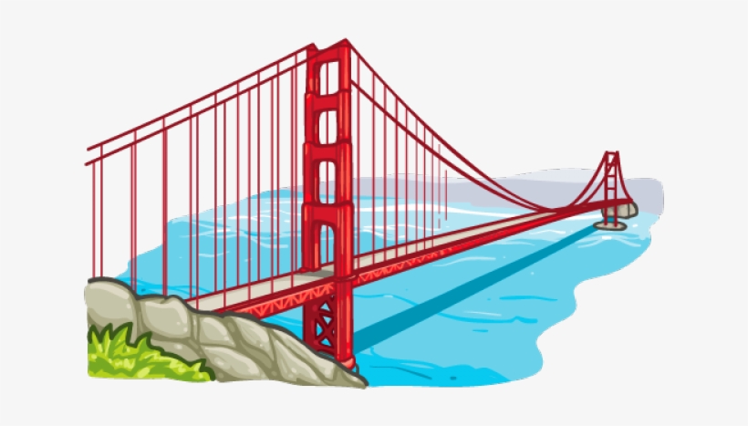 Gate Free On Dumielauxepices Net Red Bridge - Golden Gate Bridge, transparent png