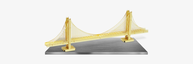 Metal Earth Golden Gate Bridge Mms001g - Metal Earth San Francisco Golden Gate Bridge, transparent png