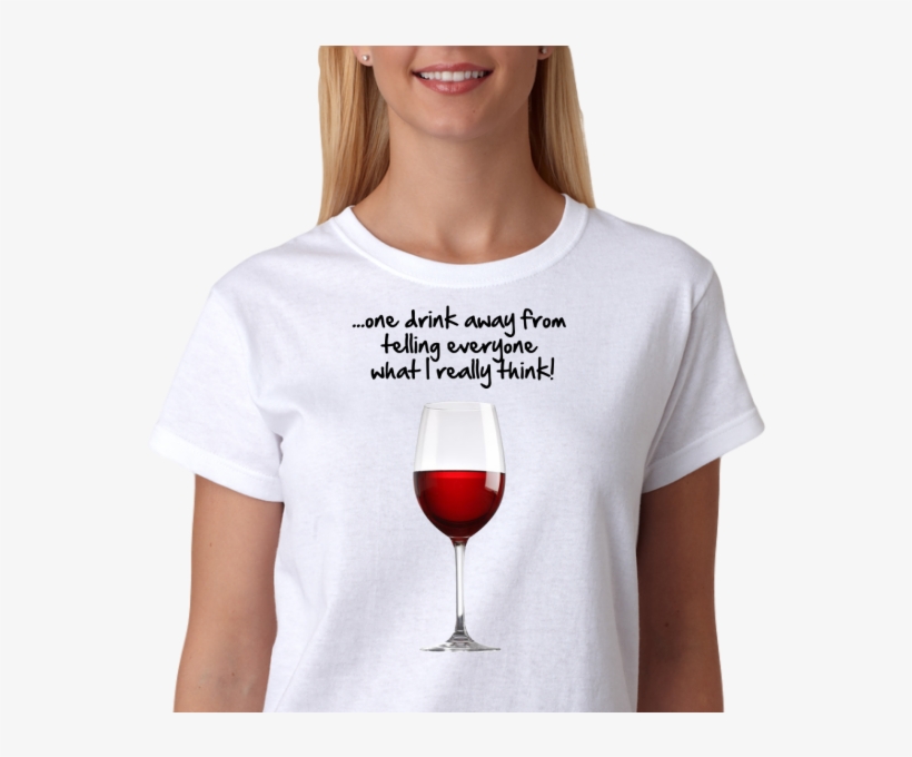 One Drink Away - Personalised Future Mrs Bride T-shirt Hen Party Wedding, transparent png