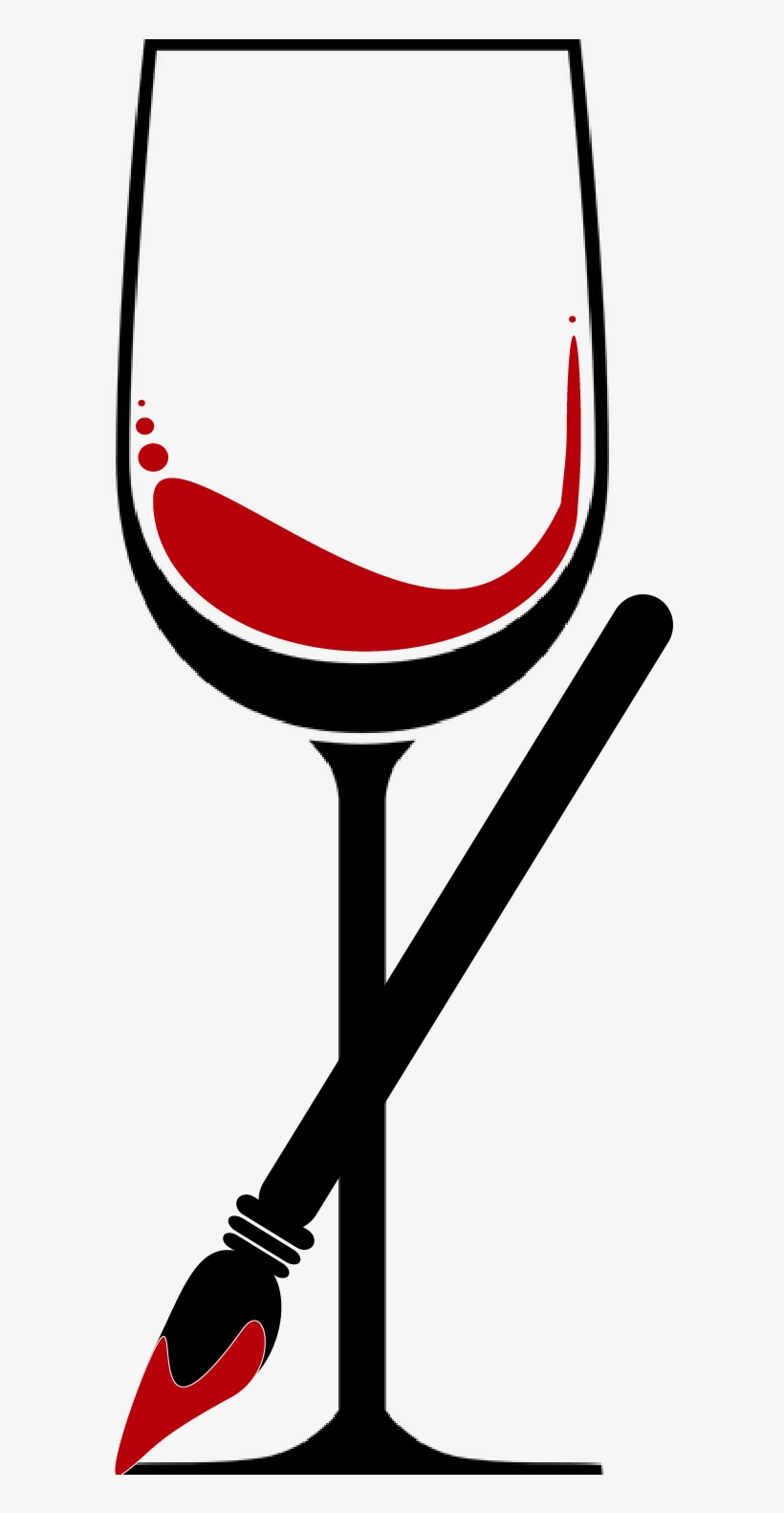 Wine Glass Png Vector Clipart - Painting A Wine Glass Clipart, transparent png