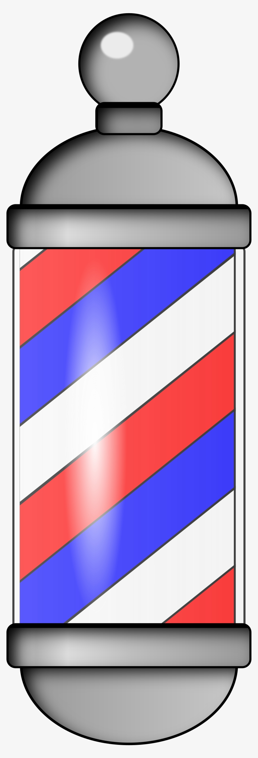 Barber Shop Pole Logo Png, transparent png