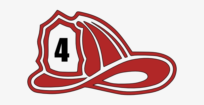 Red Fire Truck Clipart Kid - Fire Helmet Clip Art, transparent png