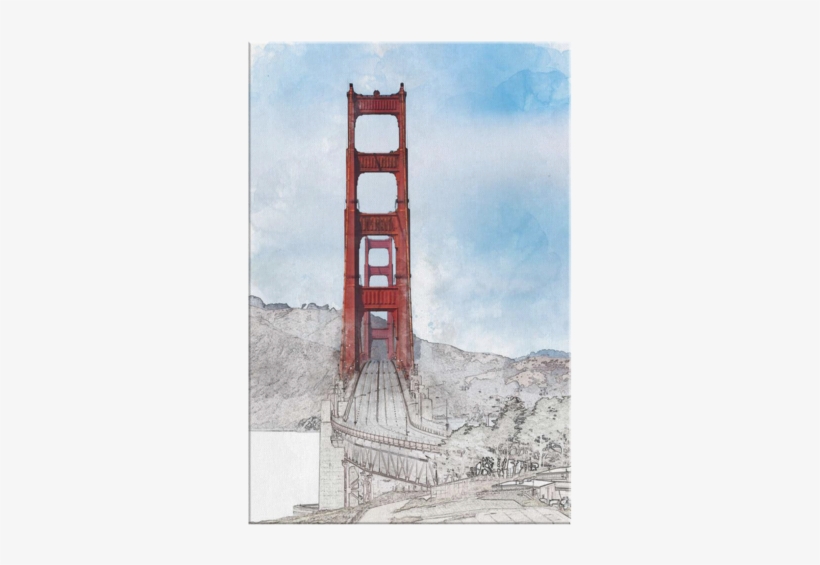 Golden Gate Bridge San Francisco, California - Golden Gate Bridge, transparent png